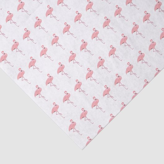 Roze Flamingo patroon papier (Detail)