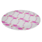 Roze Flamingo patroon Snijplank (Hoek)