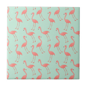 Roze Flamingo patroon Tegeltje