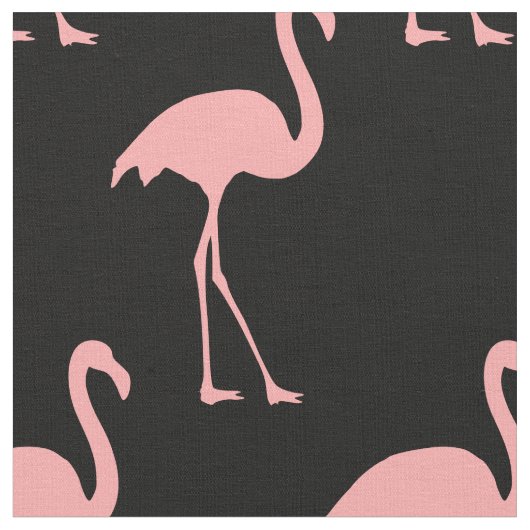 Roze flamingo patroon textiel stof (Close Up)