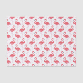 roze flamingo patroon tissuepapier