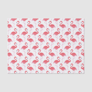 roze flamingo patroon tissuepapier