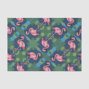 Roze Flamingo patroon Tissuepapier