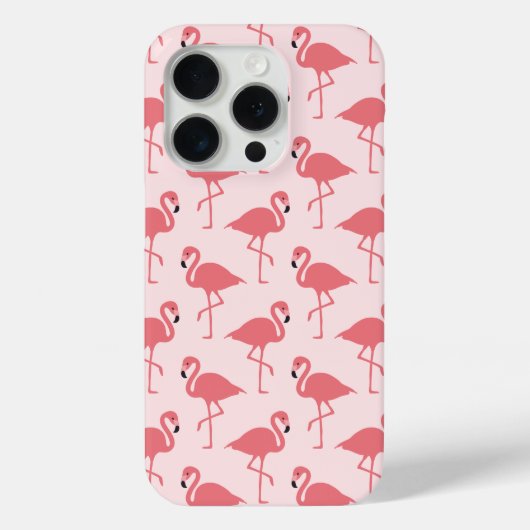 Roze Flamingo patroon Tropische vogel Case-Mate iPhone Case (Achterkant)