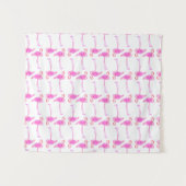 Roze Flamingo patroon Wandkleed (Voorkant (horizontaal))