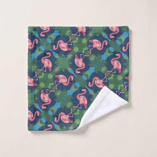  Roze Flamingo patroon Washandje (Wasdoekje)