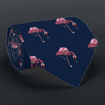 Roze Flamingo patroon Wijn Drinker Cute Stropdas<br><div class="desc">Roze Flamingo patroon Wine Drinker Funny Novelty stropdas. Voeg jouw naam of bericht toe door op de bovenstaande knop 'Personaliseren' te klikken</div>