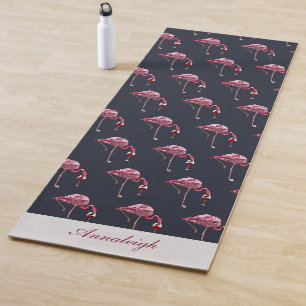 Roze Flamingo Patroon Wijn Drinker Nieuwigheid Yogamat