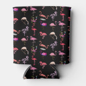Roze Flamingo patroon zomertropisch Blikjeskoeler (Voorkant)