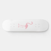 Roze Flamingo Persoonlijk Skateboard (Horizontaal)