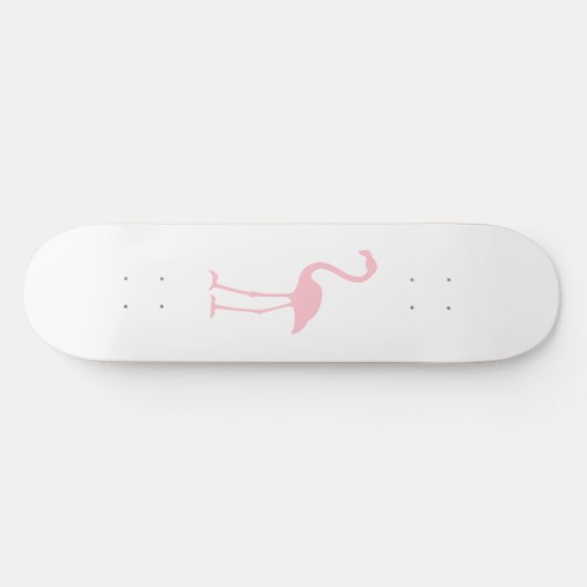 Roze Flamingo Persoonlijk Skateboard (Horizontaal)