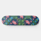 roze flamingo persoonlijk skateboard (Horizontaal)