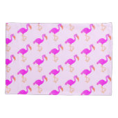 Roze Flamingo Pillow Hoesje Kussensloop (Achterkant)