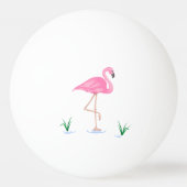 Roze Flamingo Pingpongbal (Voorkant)