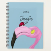  roze flamingo planner (Voorkant)