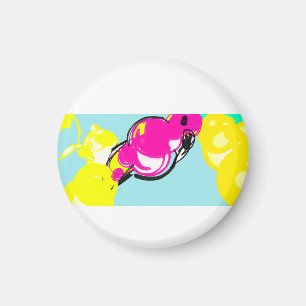 Roze flamingo plezier magneet