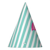 Roze Flamingo Pool Party Verjaardag Feesthoedjes (Links)