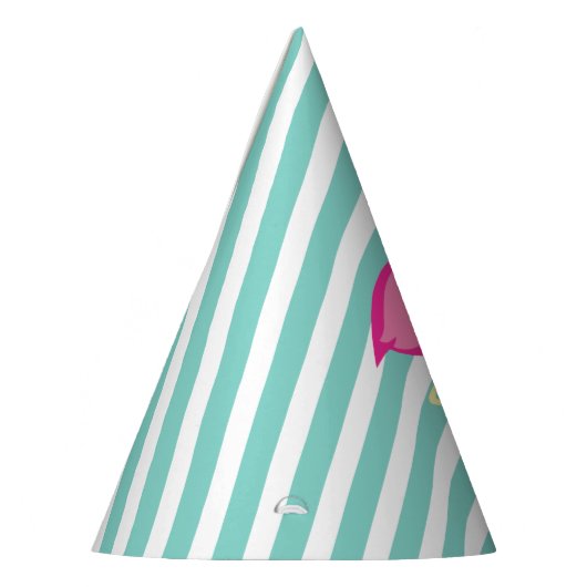 Roze Flamingo Pool Party Verjaardag Feesthoedjes (Links)