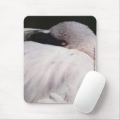Roze Flamingo Portret Tekeneffect Kunst Muismat (Met muis)