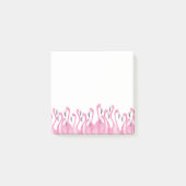Roze Flamingo post-it noten Post-it® Notes (Voorkant)