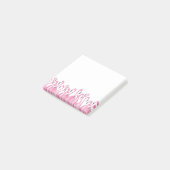 Roze Flamingo post-it noten Post-it® Notes (Schuin)