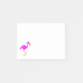 Roze Flamingo Post-it® Notes (Voorkant)