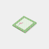 Roze Flamingo Post It Notities Cadeau Post-it® Notes (Schuin)