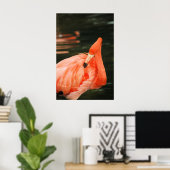 Roze Flamingo Poster (Thuiskantoor)
