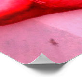 Roze Flamingo Poster (Hoek)