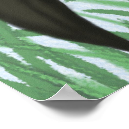  roze flamingo poster (Hoek)