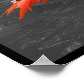 Roze Flamingo Poster (Hoek)