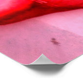 Roze Flamingo Poster (Hoek)