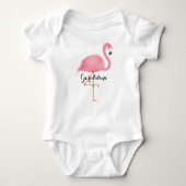 Roze Flamingo Romper (Voorkant)
