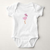 Roze flamingo romper (Voorkant)