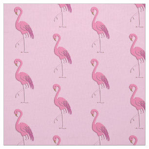 roze flamingo, roze achtergrond stof