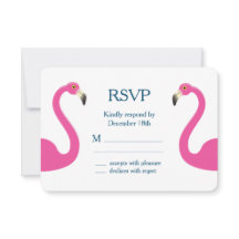 Roze Flamingo RSVP