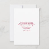 Roze Flamingo Santa Hat Candy Canes and Holly Bedankkaart (Achterkant)