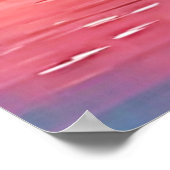 Roze flamingo scene ontwerp poster (Hoek)