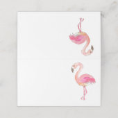 Roze flamingo schattig dier plaats kaart plaatskaartje (Buitenkant ongevouwen)