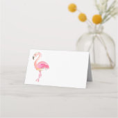 Roze flamingo schattig dier plaats kaart plaatskaartje (Achterkant)