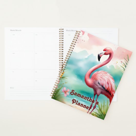  roze flamingo, SeaSide roze flamingo, Planner (Display)
