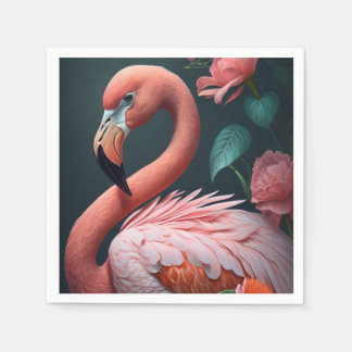 Roze Flamingo. Servet