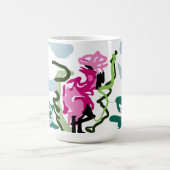 Roze flamingo set koffiemok (Center)