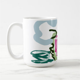 Roze flamingo set koffiemok