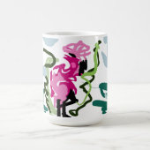 Roze flamingo set koffiemok (Center)