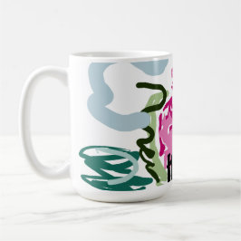 Roze flamingo set koffiemok