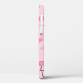 Roze flamingo set, tropisch zomerpatroon vin Case-Mate iPhone case (Achterkant / Links)