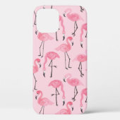 Roze flamingo set, tropisch zomerpatroon vin Case-Mate iPhone case (Achterkant)