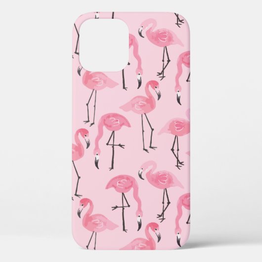 Roze flamingo set, tropisch zomerpatroon vin Case-Mate iPhone case (Achterkant)