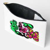 Roze flamingo show vibes  etui (Open)